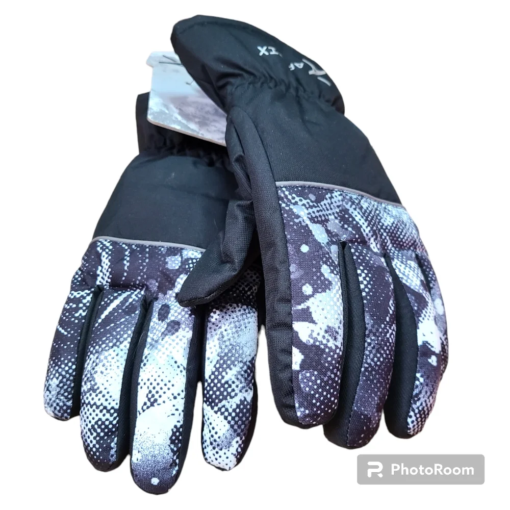 Arctix Size X-Large Black Photo Blitz 3M Thinsulate Puffer Snow Ski Gloves NWT